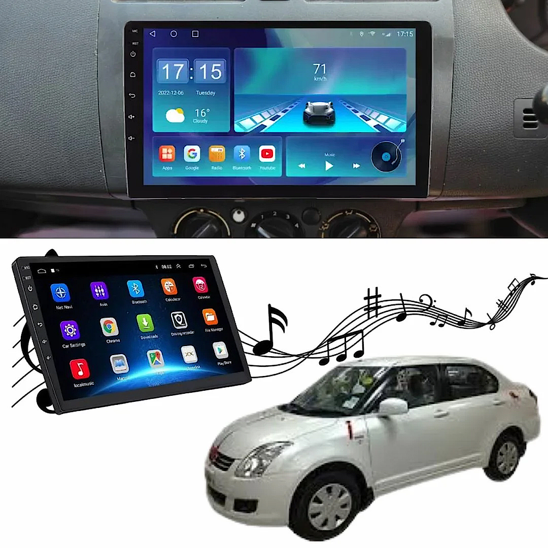 Suzuki Old Dzire 9 Inch Android Car System with 2GB RAM And 32GB ROM Storage