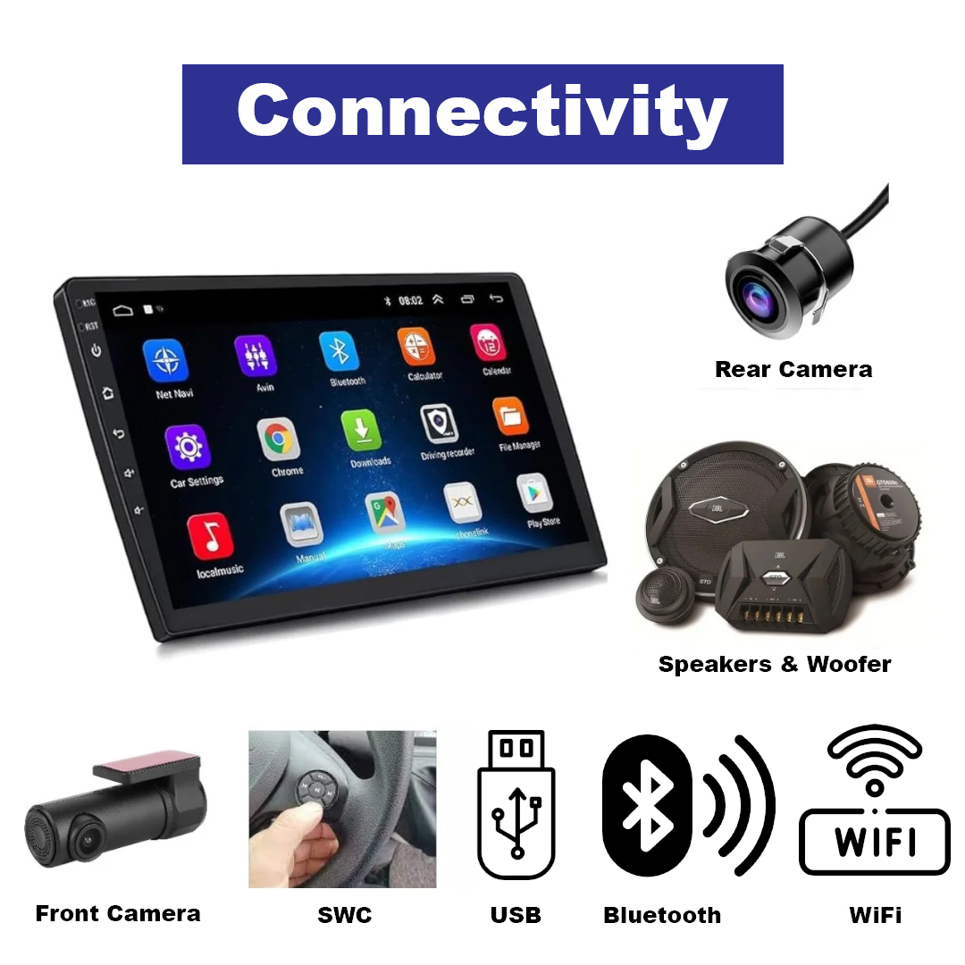 9-Inch Android Car Music System 2GB RAM, 32GB Storage - Image 2